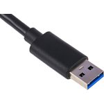 ST4300MINI, 4 Port USB 3.0 USB A Hub, AC Adapter Powered, 292 x 35 x 15mm