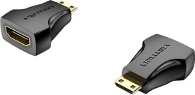 Фото 1/3 Адаптер-переходник Vention HDMI 19F/mini HDMI 19M (AISB0)