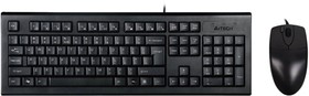 Фото 1/4 477615, Набор клавиатура+мышь A4Tech KR-8520D клав:черный мышь:черный USB