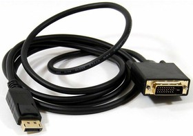 Фото 1/6 Кабель DisplayPort (M) - DVI (M), 1.8м, VCOM CG606-1.8M