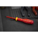 AT3.5X75VE, Slotted Insulated Screwdriver, 3.5 x 0.6 mm Tip, 75 mm Blade ...