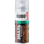 Эмаль KUDO молотковая по ржавчине серебристо-голубая 520 мл KU-3010 (57086)