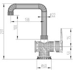 Смеситель Antic бронза A 419 U-BR LOFT