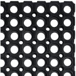 Коврик входной резиновый крупноячеистый грязезащитный, 80х120 см, толщина 16 мм ...