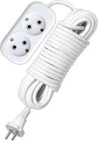 Удлинитель 2х10м без заземл. 10А IP20 Е-202 АБС-пл. ПВС 2х0.75 UNIVersal 9634265