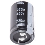 LGU2G221MELA, Aluminum Electrolytic Capacitors - Snap In 400volts 220uF 105c ...