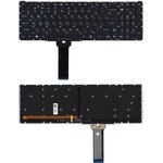Клавиатура для ноутбука Acer Predator Helios 300 PH315-52 черная с цветной подсветкой