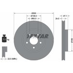 92109603, Диск тормозной FORD MONDEO III 00-07, JAGUAR X-TYPE 01-09,