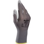 551 8.5, ULTRANE 551 Grey Polyurethane Chemical Resistant Work Gloves, Size 8 ...