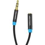 Удлинитель Vention mini jack 3.5 mm(m)/mini jack 3.5 mm(f) - 1 м ...