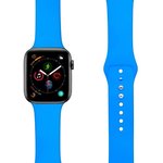 Lyambda Altair Силиконовый ремешок для Apple Watch 42/44 mm DS-APS08-44-BL Blue