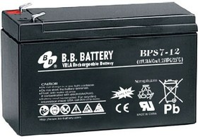 Фото 1/3 Батарея B.B.Battery BPS 7-12 (12V 7Ah)
