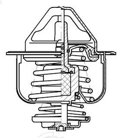 Фото 1/6 LT 1425, Термостат для а/м Nissan X-Trail (00-)/X-Trail (07-)/Teana (08-) (82°С) (термоэл.)