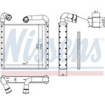 73943 Радиатор отопителя VAG A3/GOLF/OCTAVIA 1.2T-1.8T/1.6TD-2.0TD DENSO 12-