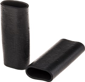 Фото 1/2 02010010010, Expandable Chloroprene Black Cable Sleeve, 17mm Diameter, 50mm Length, Helavia Series