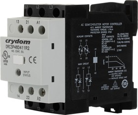 Фото 1/4 DRC3P48D411R2, DRC Series Solid State Contactor, 3-Pole, 8 mA, 1NO + 1NC, 24 Vdc