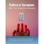 Ручной фонарь 0,5Вт LED/2xAAА/корпус алюминий/зажим для крепления, KOS106B