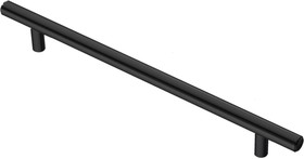 Ручка-рейлинг o10 мм, 192 мм, матовый черный R-3010-192 BL