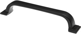 Ручка-скоба 128 мм, матовый черный RS-123-128 BL