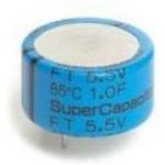 FT0H224ZF, Supercapacitors / Ultracapacitors 5.5V 0.22F -20/+80% LS=5.08mm