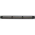 10-0402, Патч-панель 19'. 24 порта RJ-45. FTP. Cat.5e. 1U