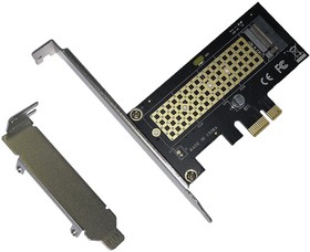 Фото 1/4 ORIENT C302E, Переходник PCI-Ex1- M.2 M-key NVMe SSD, тип 2230/2242/2260/2280, 2 планки крепления в комплекте (31152)