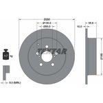 92135703, Диск тормозной TOYOTA AVENSIS (T25) 03- задний  ...