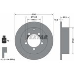 92136103, Диск тормозной MITSUBISHI OUTLANDER I (CU_W) зад ...