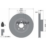 Диск тормозной передний стандартный SAAB/SUBARU/TOYOTA TEXTAR 92139500
