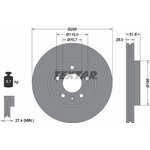 92165405, Диск торм. CHEVROLET CAPTIVA (C100, C140), EQUINOX 3.4 03-  PRO+