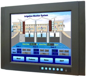 Фото 1/5 FPM-3151G-R3BE, Display Modules 15" XGA WT Ind. Monitor w/ Resistive TS