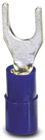 Фото 1/2 3240039, C-FCI 2.5/M4 Insulated Crimp Spade Connector, 1.5mm² to 2.5mm², M4 Stud Size, Blue