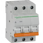 Schneider Electric Домовой ВА63 Автоматический выключатель 3P 25A (C) 4.5kA