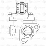 LT1814, Термостат для а/м Skoda Fabia I (99-) 1.4i (с корпусом) (LT 1814)