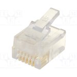 940-SP-3066, Вилка, RJ12, PIN: 6, Конф: 6p6c, на провод, IDC, обжим