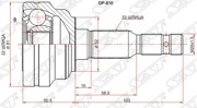 OP-810, Шрус наружный OPEL ASTRA G 98-10/ZAFIRA A 98-10