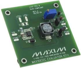 MAX16832CEVKIT+, LED Lighting Development Tools Eval Kit MAX16823C and MAX16832A (2MHz,