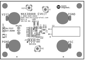 MAX38888EVKIT#, Power Management IC Development Tools A super cap back-up regulator designed t