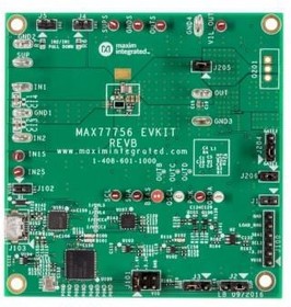 Фото 1/2 MAX77756EVKIT#, Power Management IC Development Tools Evaluation Kit for MAX77756