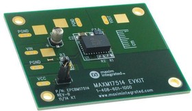 MAXM17514EVKIT#, Оценочный комплект для интегрированного понижающего модуля питания 4А с фиксированной частотой