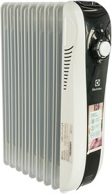 Фото 1/8 Масляный радиатор Electrolux Sport line EOH/M-5209N, с терморегулятором, 2000Вт, 9 секций, 3 режима, белый [нс-1100931]