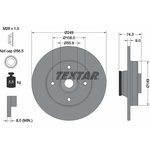 92194103, Диск торм. PEUGEOT 207-308/ CITROEN C4,C5 2000=