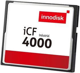 Фото 1/3 DC1M-128D31W1SB, iCF4000 CompactFlash Industrial 128 MB SLC Compact Flash Card