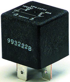 1432874-1, Electromechanical Relay 24VDC 317.5Ohm 90A SPDT (26.5x26.5x36)mm Plug-In General Purpose Relay