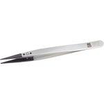 130 mm, Stainless Steel, Flat, ESD Tweezers