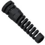 RND 465-01289, Spiral Cable Gland, 4 ... 8mm, M16, Polyamide, Black