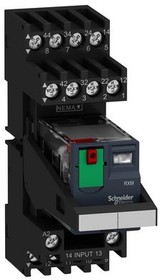 RXM2AB2B7PVM, Miniature Plug-in Relay with LED RXM, 2CO, AC, 24V, 10A, Screw Terminal