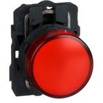 XB5AVG4, LED Indicator, Red, 22mm, 120V, Screw Clamp Terminal