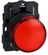 Фото 1/2 XB5AVG4, LED Indicator, Red, 22mm, 120V, Screw Clamp Terminal