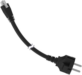 LQMAC-306EF, Straight Molex Socket to Right Angle AC Plug Plug Power Cord, 1.8m